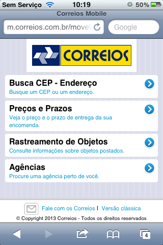 m.correios.com.br